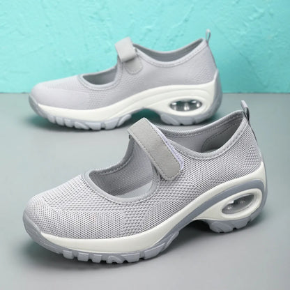 Women's Air-Cushioned Mary Jane Walking Shoes