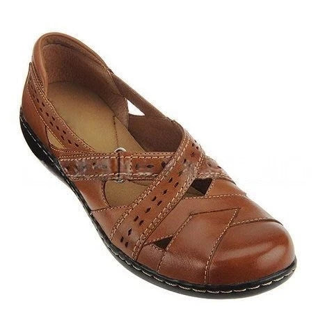 Women's Cutout Slip On Flat Shoes