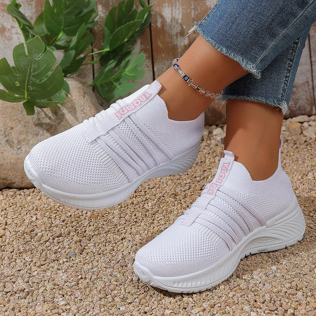 Women's Lightweight Knit Slip-On Trainers