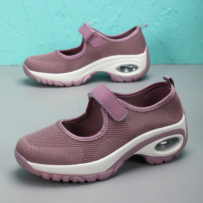 Women's Air-Cushioned Mary Jane Walking Shoes
