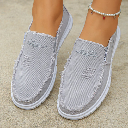 Women's Casual Canvas Slip-On Shoes