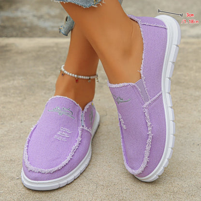 Women's Casual Canvas Slip-On Shoes