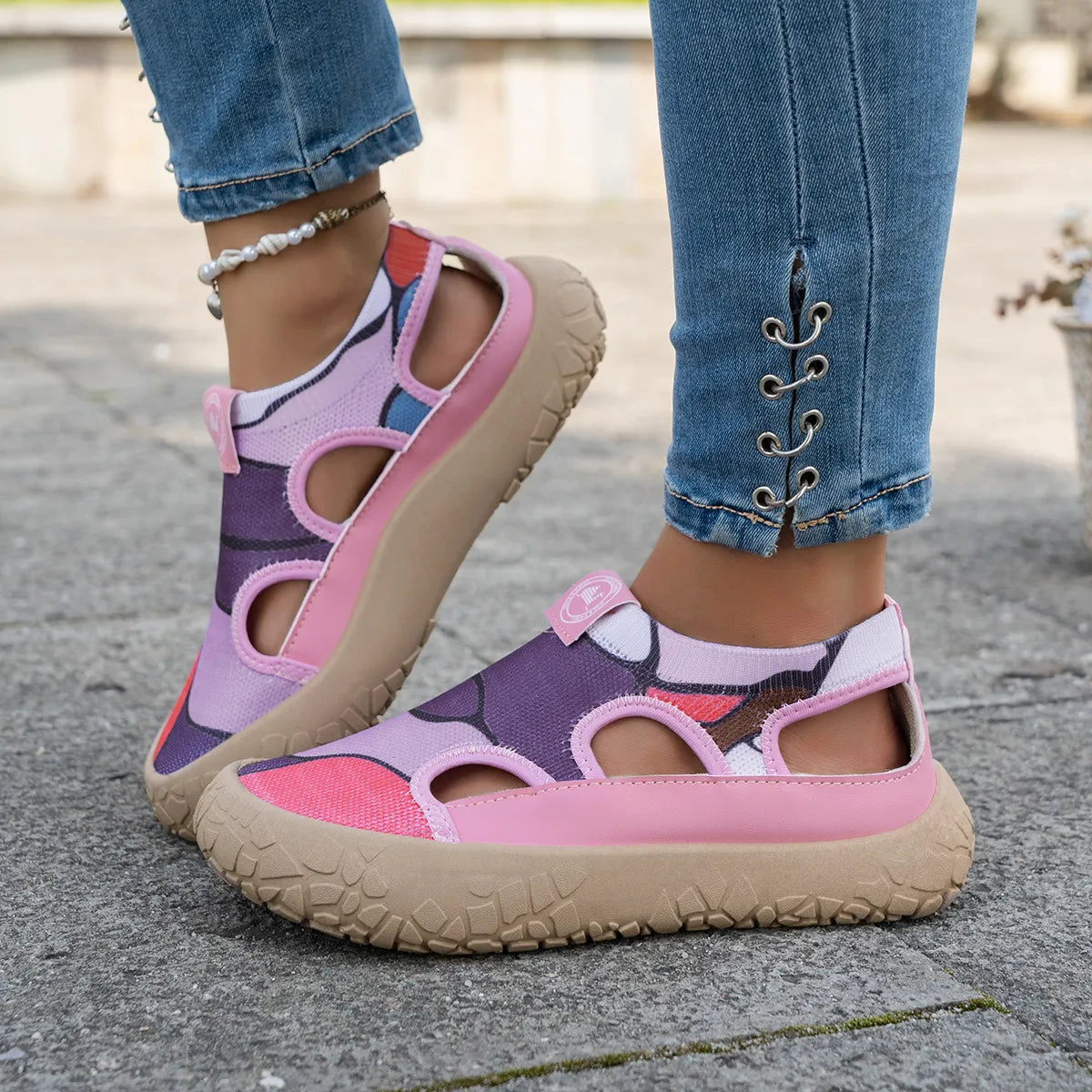 Women's Lightweight Wedge Slip-On Shoes