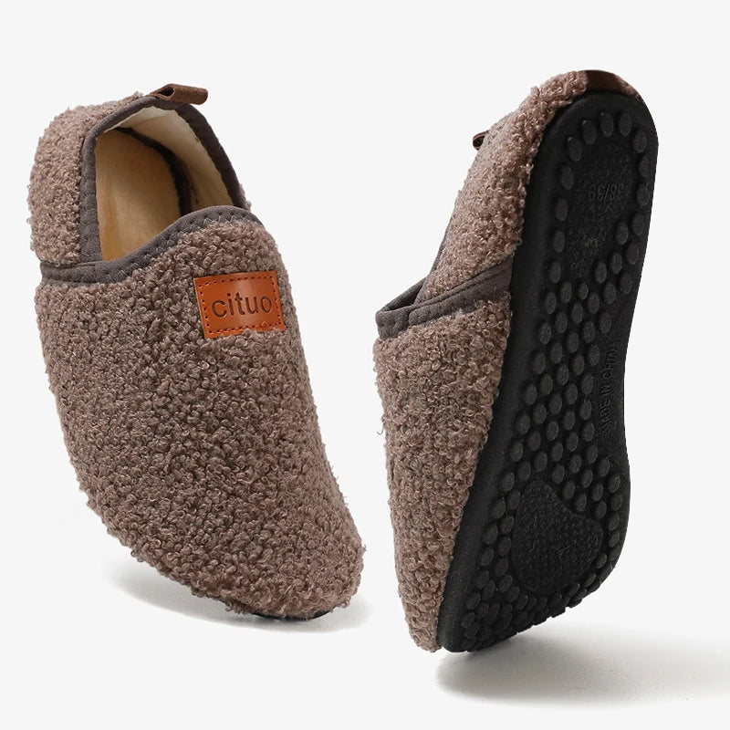 Women's Fuzzy Sock Slippers