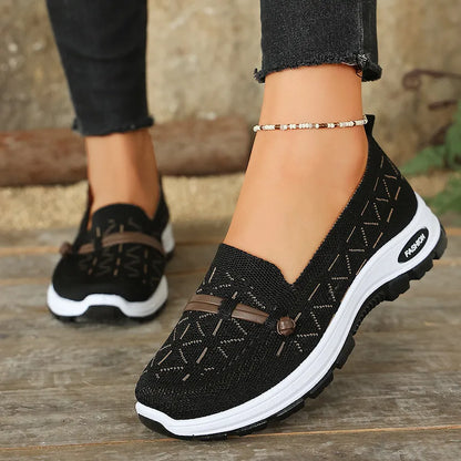 Women's Casual Knit Slip-On Loafers