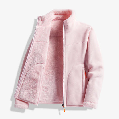Women's Double-Layer Fleece Zip Jacket