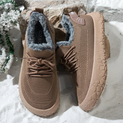 Women's Cosy Knit Fleece-Lined Trainers