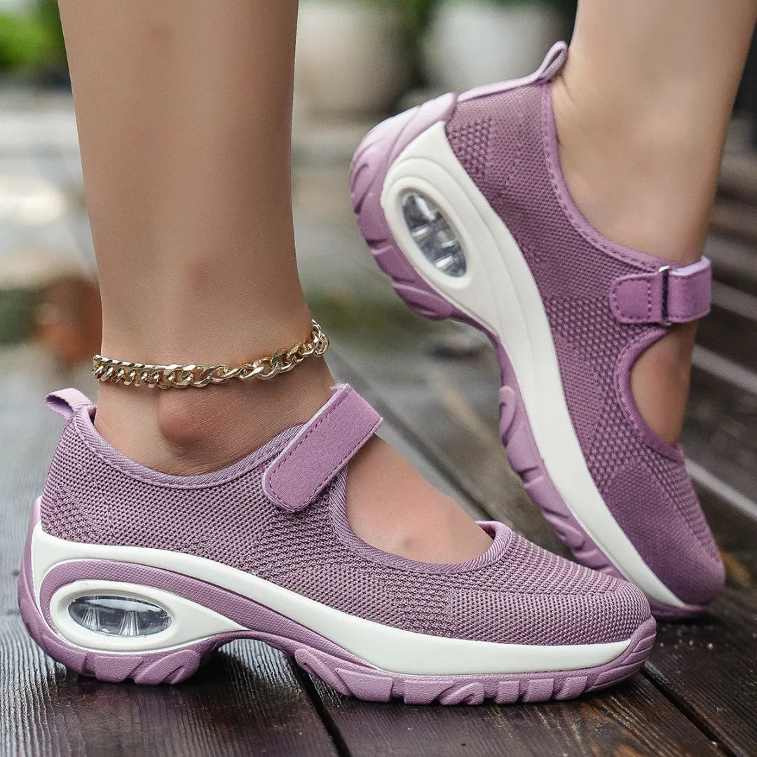 Women's Air-Cushioned Mary Jane Walking Shoes