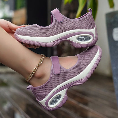 Women's Air-Cushioned Mary Jane Walking Shoes