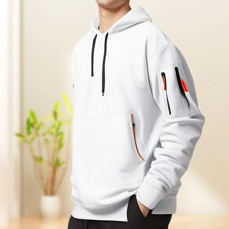 Men's Half Zip Hooded Sweatshirt