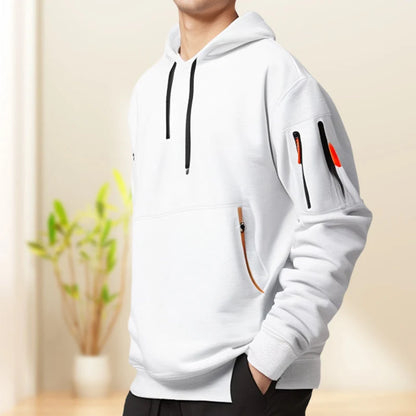 Men's Half Zip Hooded Sweatshirt