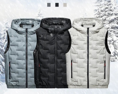 Men's Hooded Zip Gilet