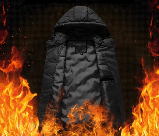 Men's Hooded Zip Gilet
