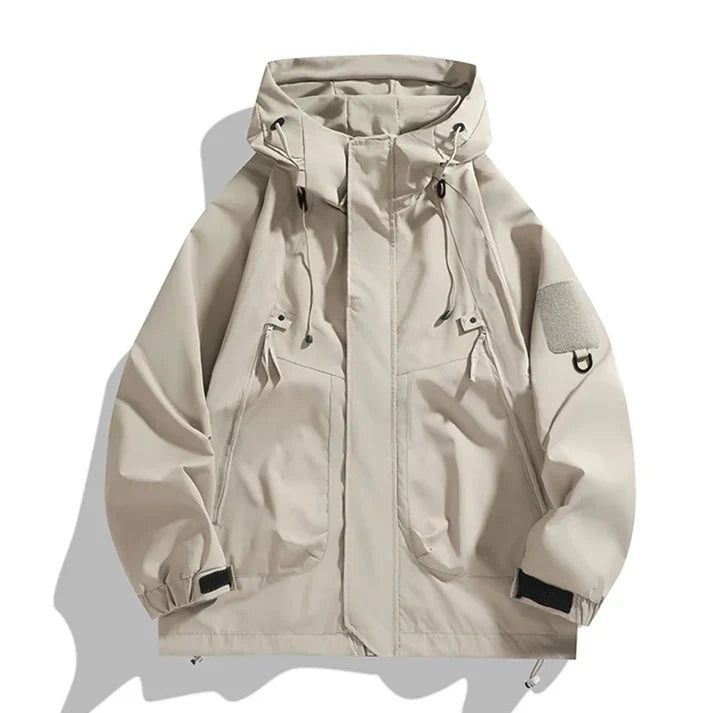 Outdoor Hooded Zip-Up Jacket