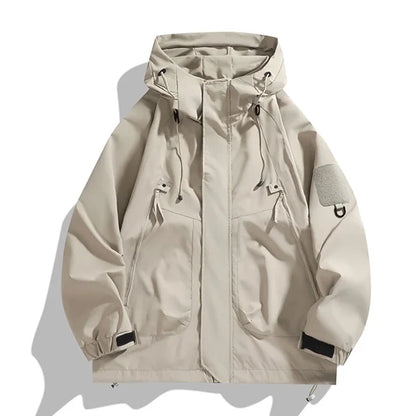 Outdoor Hooded Zip-Up Jacket