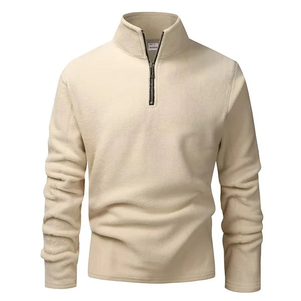Men's Soft Fleece Quarter-Zip Pullover