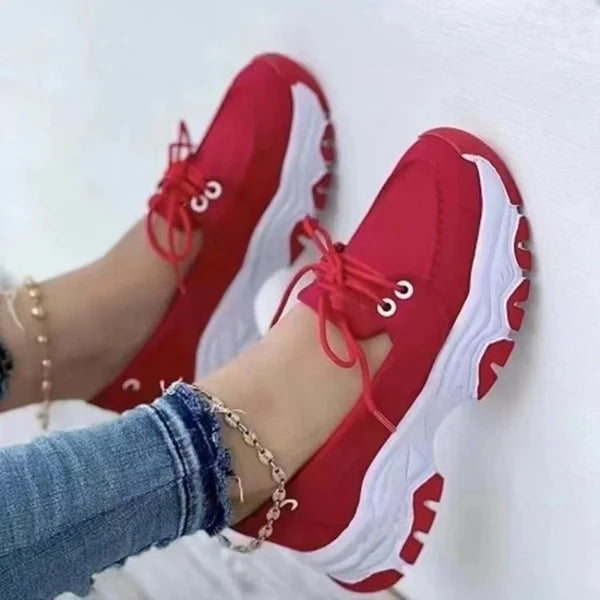 Women's Colour Block Casual Trainers