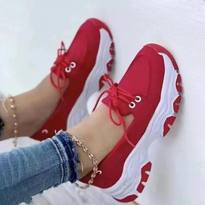 Women's Colour Block Casual Trainers