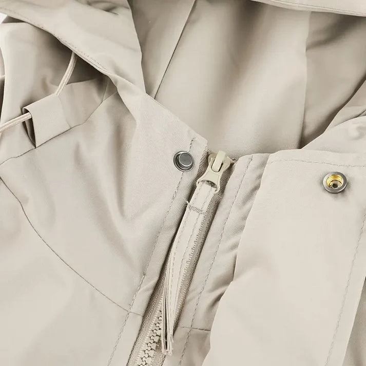 Outdoor Hooded Zip-Up Jacket