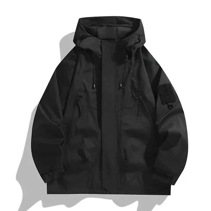 Outdoor Hooded Zip-Up Jacket