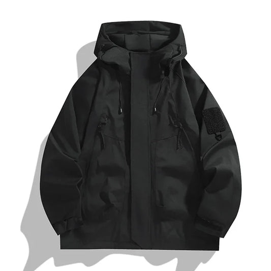 Outdoor Hooded Zip-Up Jacket