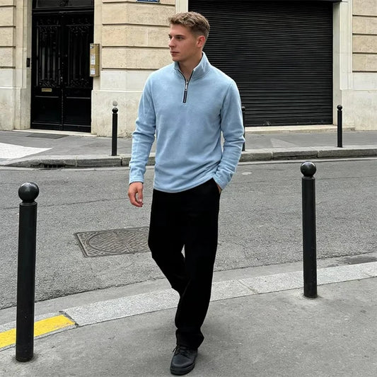 Men's Soft Fleece Quarter-Zip Pullover
