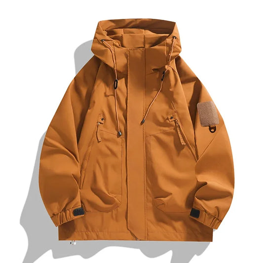 Outdoor Hooded Zip-Up Jacket