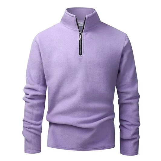 Men's Soft Fleece Quarter-Zip Pullover