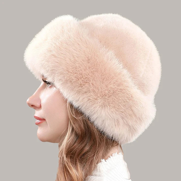 Women's Plush Winter Faux Fur Hat