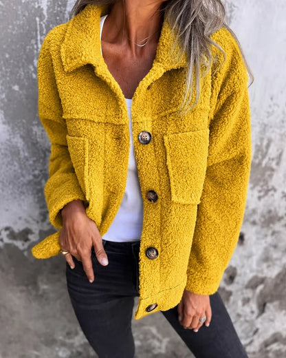 Women's Cosy Faux Shearling Teddy Jacket