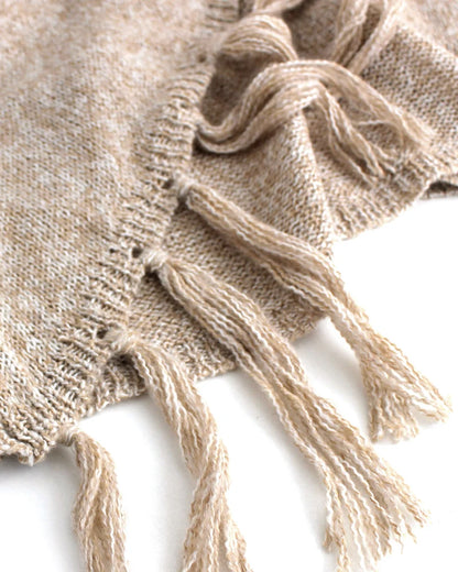 Women's Fringe Asymmetrical Knit Cardigan