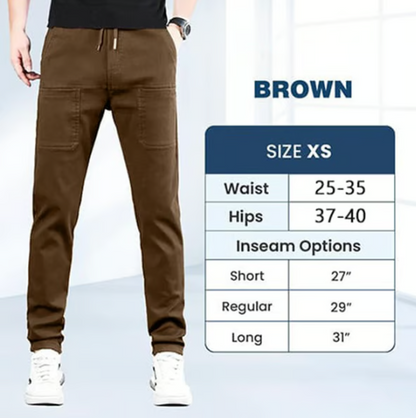 Men’s Stretch Fibre Multi Pocket Cargo Trousers