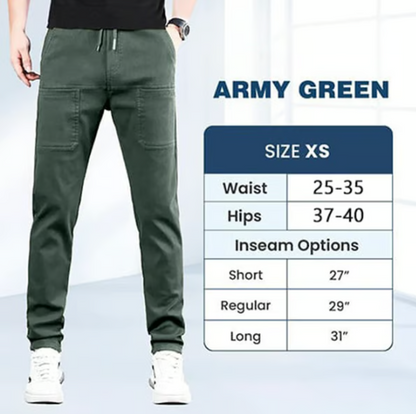Men’s Stretch Fibre Multi Pocket Cargo Trousers