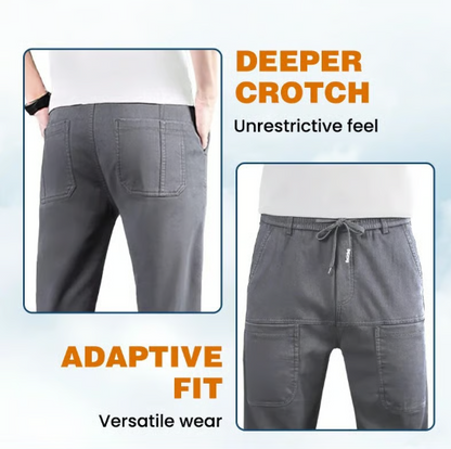 Men’s Stretch Fibre Multi Pocket Cargo Trousers