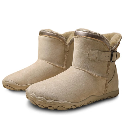 Plush-Lined Wide-Toe Winter Boots