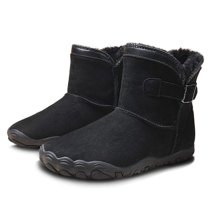 Plush-Lined Wide-Toe Winter Boots