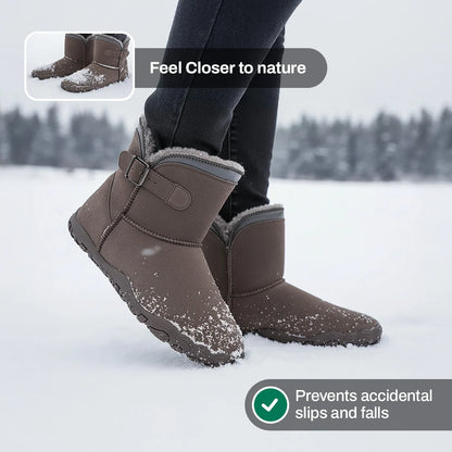 Plush-Lined Wide-Toe Winter Boots