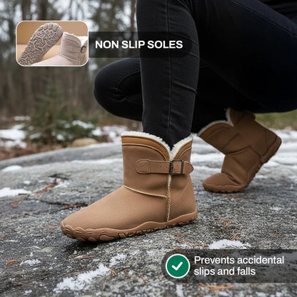 Plush-Lined Wide-Toe Winter Boots