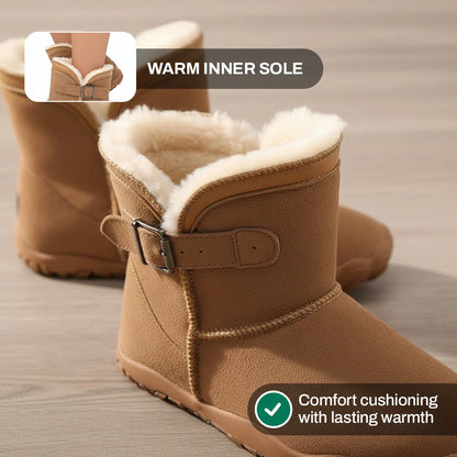 Plush-Lined Wide-Toe Winter Boots