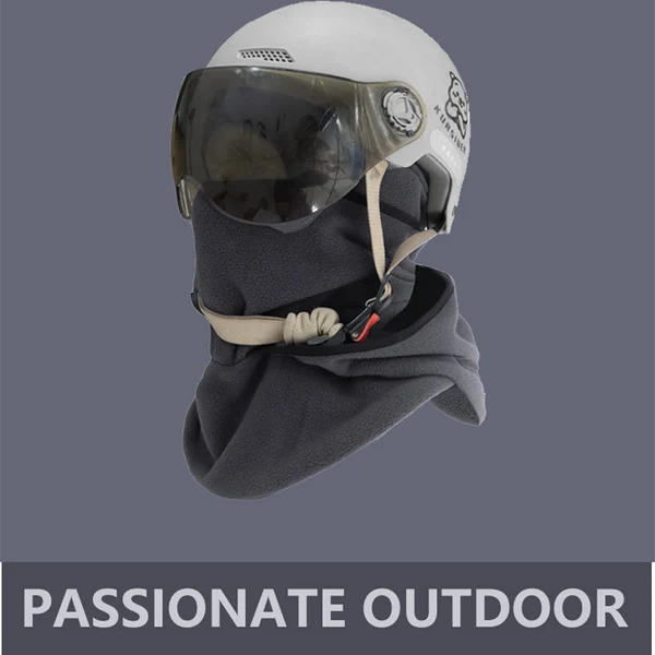 Fleece-Lined Winter Balaclava Hood