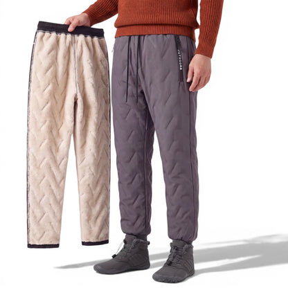 Men's Warm Fleece Lined Outdoor Trousers