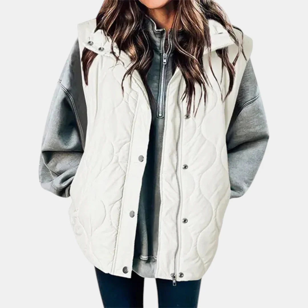Women's Quilted Hooded Puffer Gilet