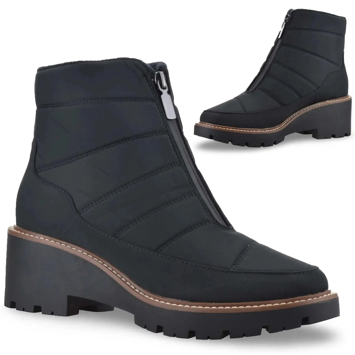 Women's Embossed Chelsea Ankle Boots