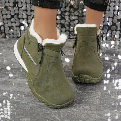 Women's Warm Fleece-Lined Ankle Boots