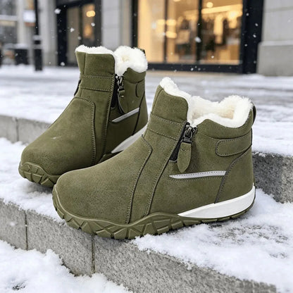 Women's Warm Fleece-Lined Ankle Boots