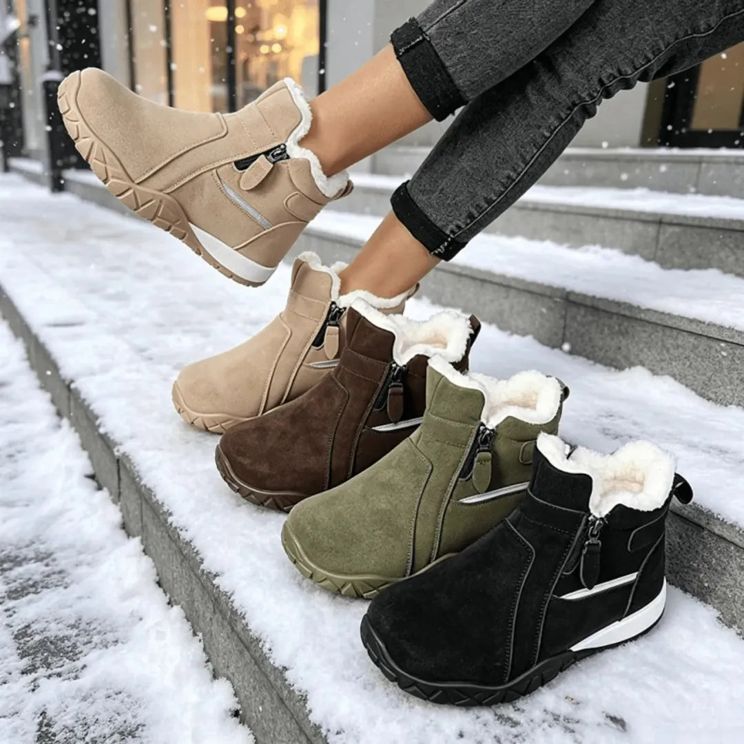 Women's Warm Fleece-Lined Ankle Boots