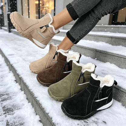 Women's Warm Fleece-Lined Ankle Boots