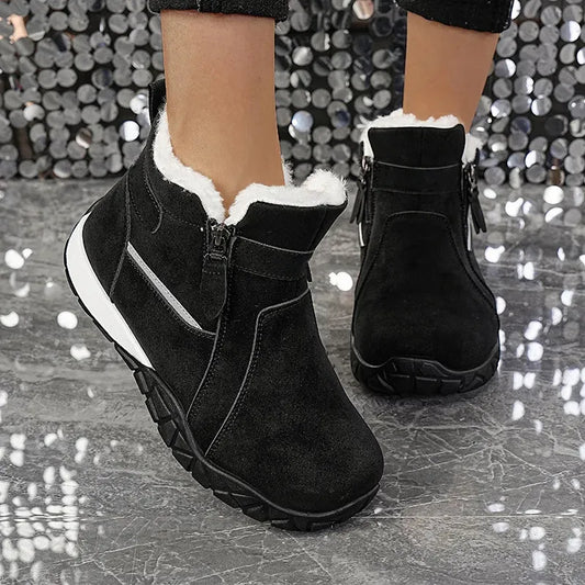 Women's Warm Fleece-Lined Ankle Boots