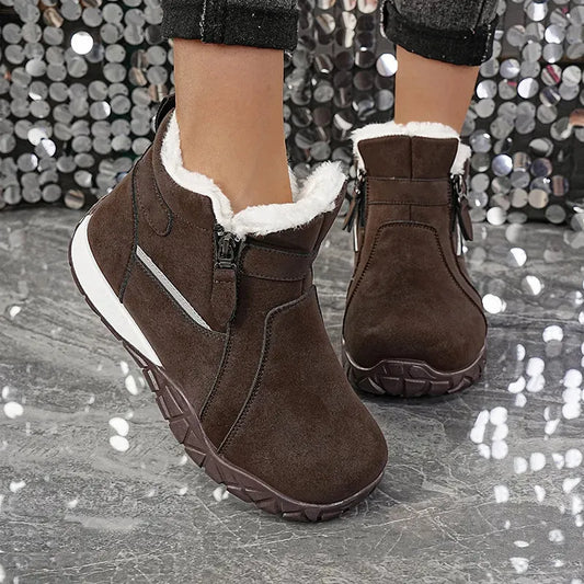 Women's Warm Fleece-Lined Ankle Boots