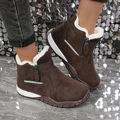 Women's Warm Fleece-Lined Ankle Boots
